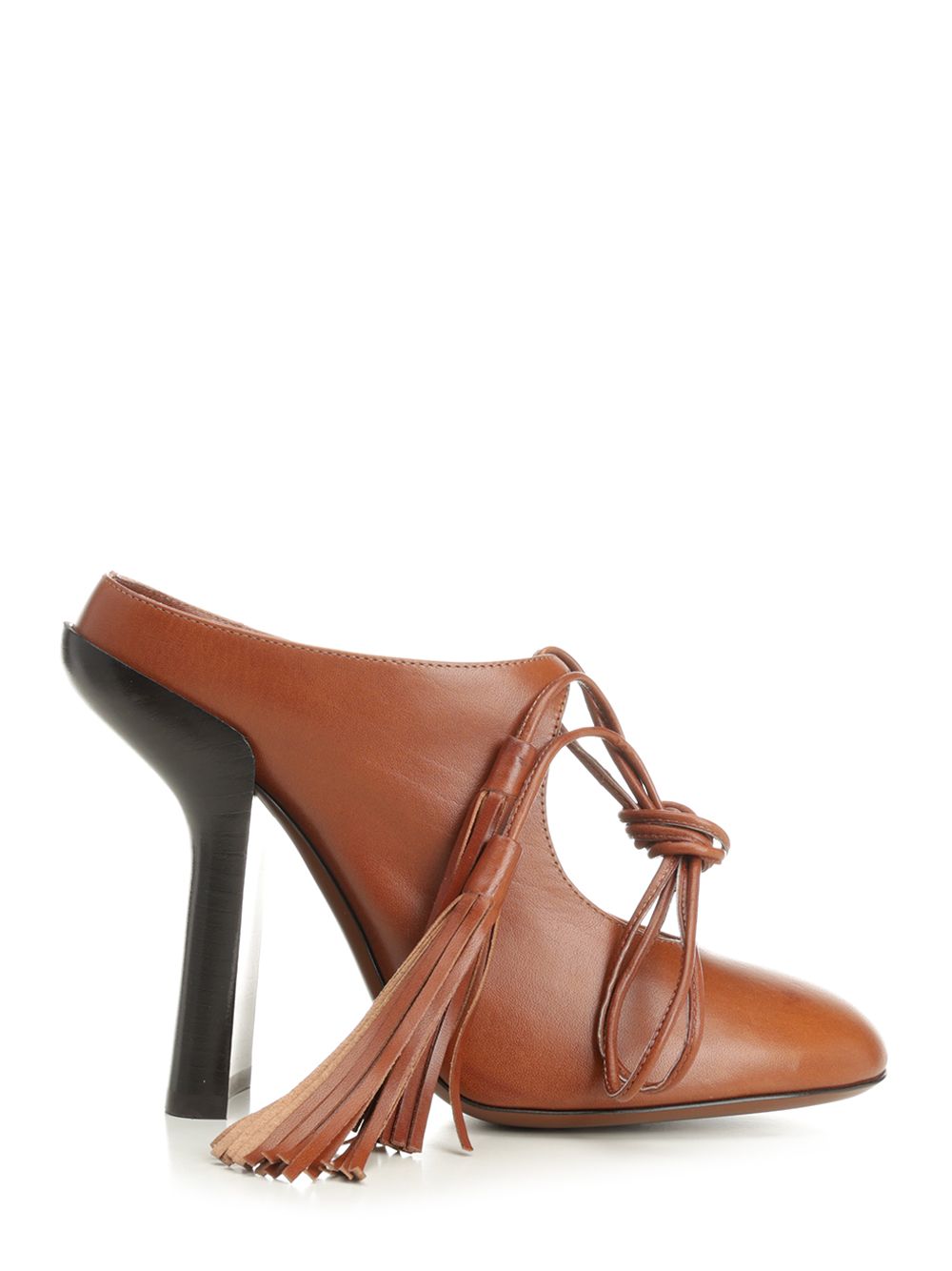Dries Van Noten Lace-Up Décolleté Sandals - Bordeaux | 49a5c6ca8366e12f5f74b48a8ceb106e28c68d34