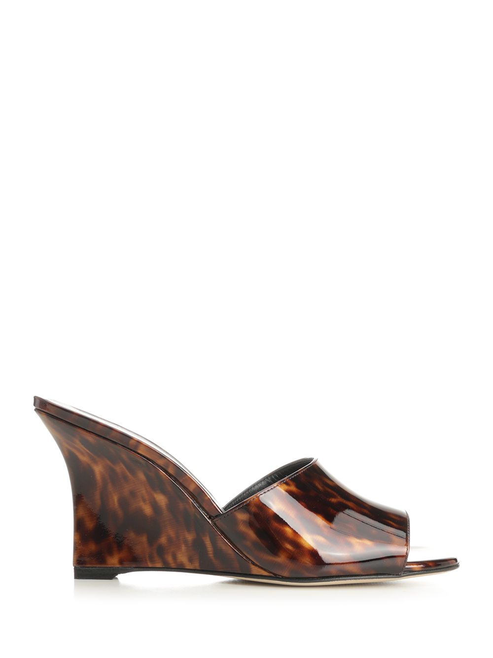 Stuart Weitzman Mule Vinnie Wedge 85 Sandals - Animalier | 967dc0e921db90ee1c325a624c2393d024262b0d