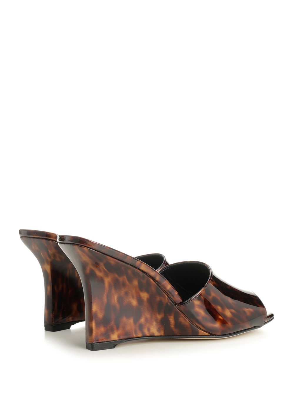 Stuart Weitzman Mule Vinnie Wedge 85 Sandals - Animalier | 945b7630465ce7f22e6563eb0eb5a0833fb26b0c