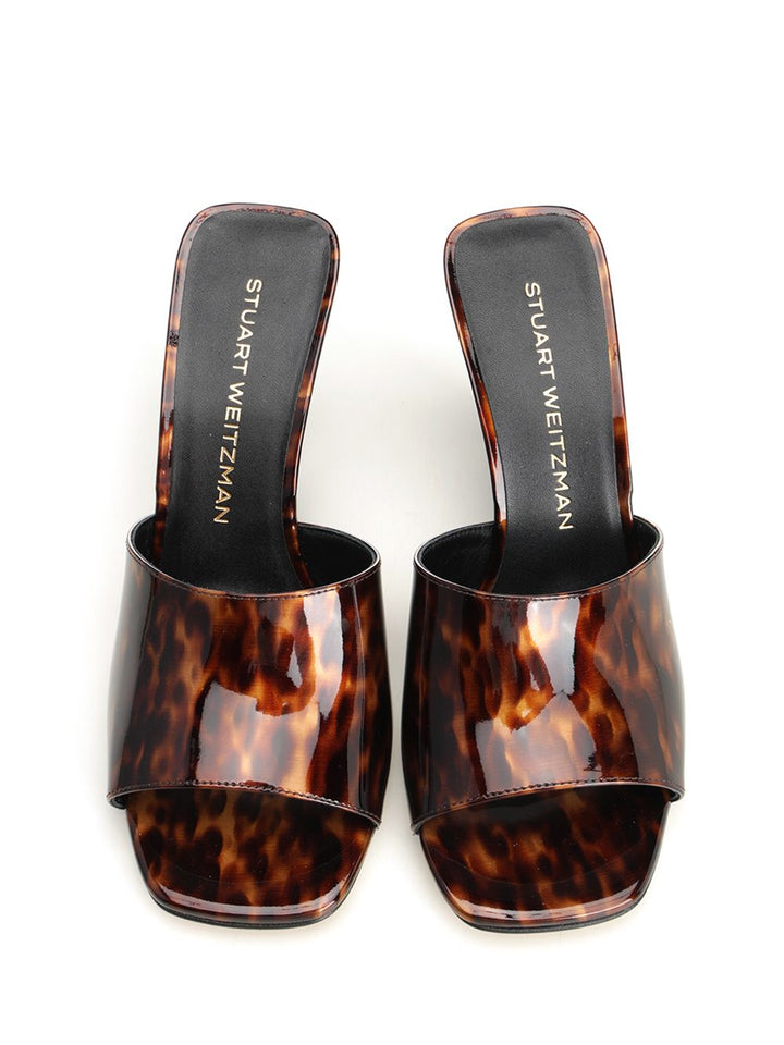 Stuart Weitzman Mule Vinnie Wedge 85 Sandals - Animalier | ec1fa36acf3f25f79a43e8fedb8c1214cb82ea9c
