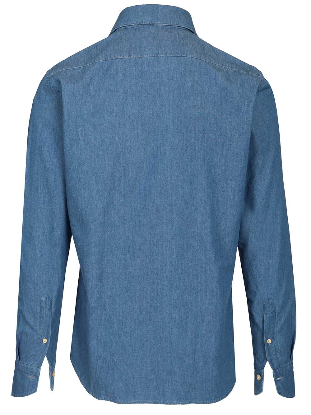 Al Duca D'Aosta Denim Shirt Shirts - Blue | 1ae1c4a22263d6418b8cf9213d0d88061e27a90d