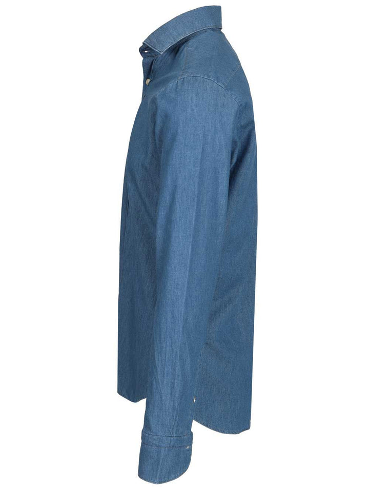 Al Duca D'Aosta Denim Shirt Shirts - Blue | 5cf436022e1d6619188362b632c93b107c6bc8e8