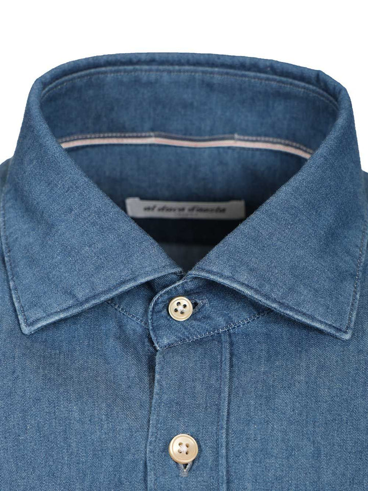 Al Duca D'Aosta Denim Shirt Shirts - Blue | 3ed715ab25aca7cca032f3b720798e3cbcf8c0ef