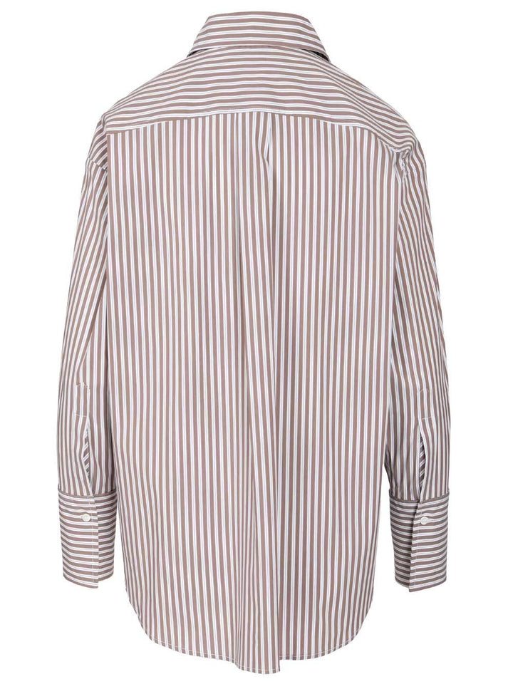 Al Duca D'Aosta Oversized Shirt Shirts - Brown | b9cce374366958b535cc73913e2f613ba8d9adee