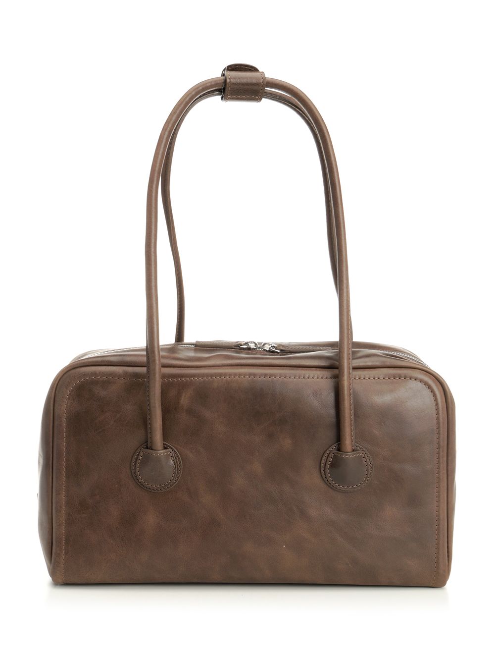 Margesherwood Soft Boston Shoulder Bags - Brown | dd7b95267b11a1a4467abb18a8a9d702c5e84841