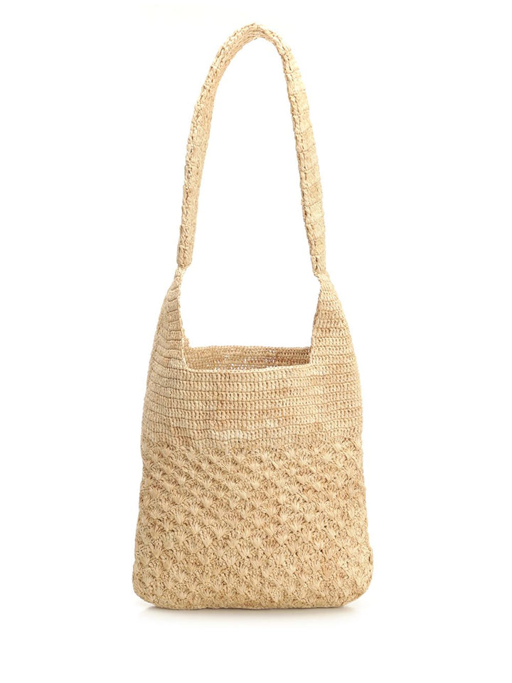 Isabel Marant Praia Small Raffia Bag Shoulder Bags - Beige | 2243fbc98c7e6c34651cee357ccc31348e6de677