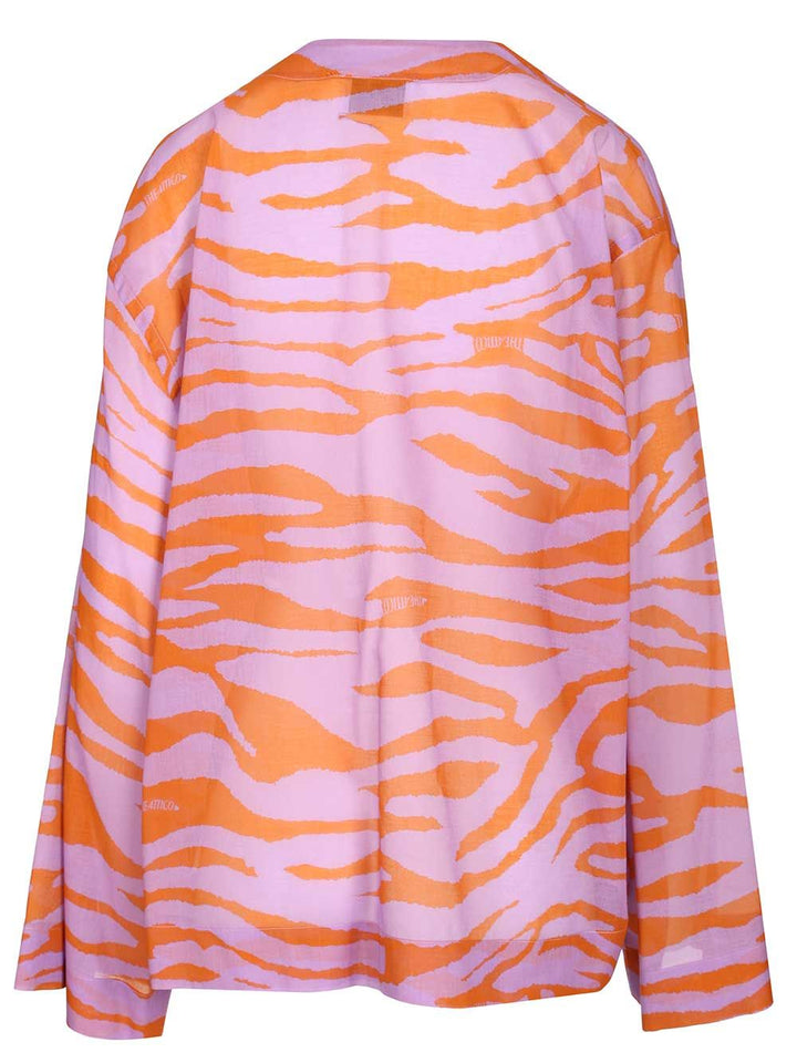 The Attico Animal Print Blouse Tops - Multicolor | 1cf47264d07fa3b71fe5edee513410efe275408a