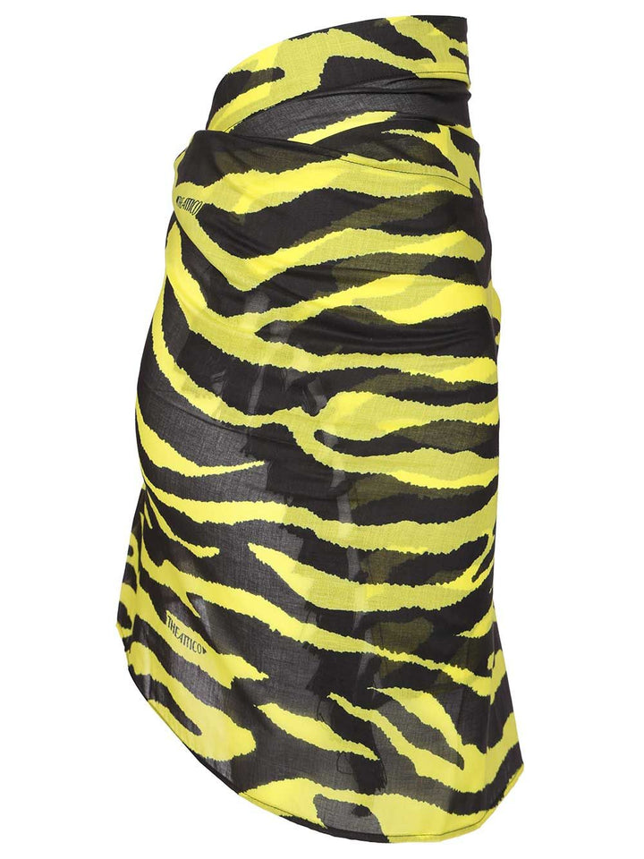 The Attico Animalier Pareo Skirts - Multicolor | 147fad196a12fecfa8f0ac6cc88ab5f59b97c7a7
