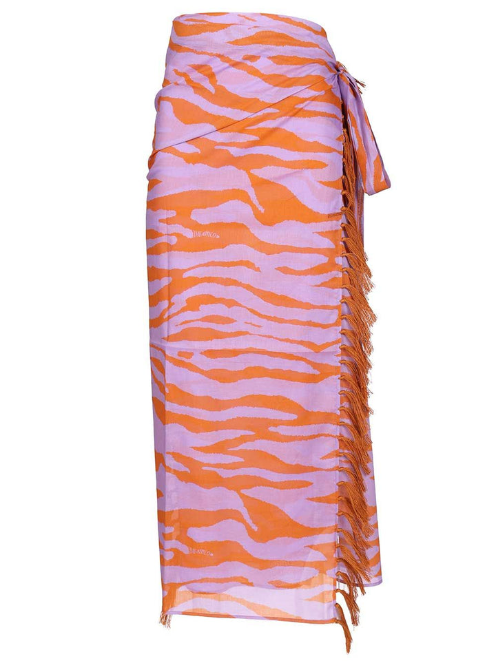 The Attico Animal Print Pareo Skirts - Multicolor | a91cc1d8d91730f1ed58325bd092af9c4fbcf3a7