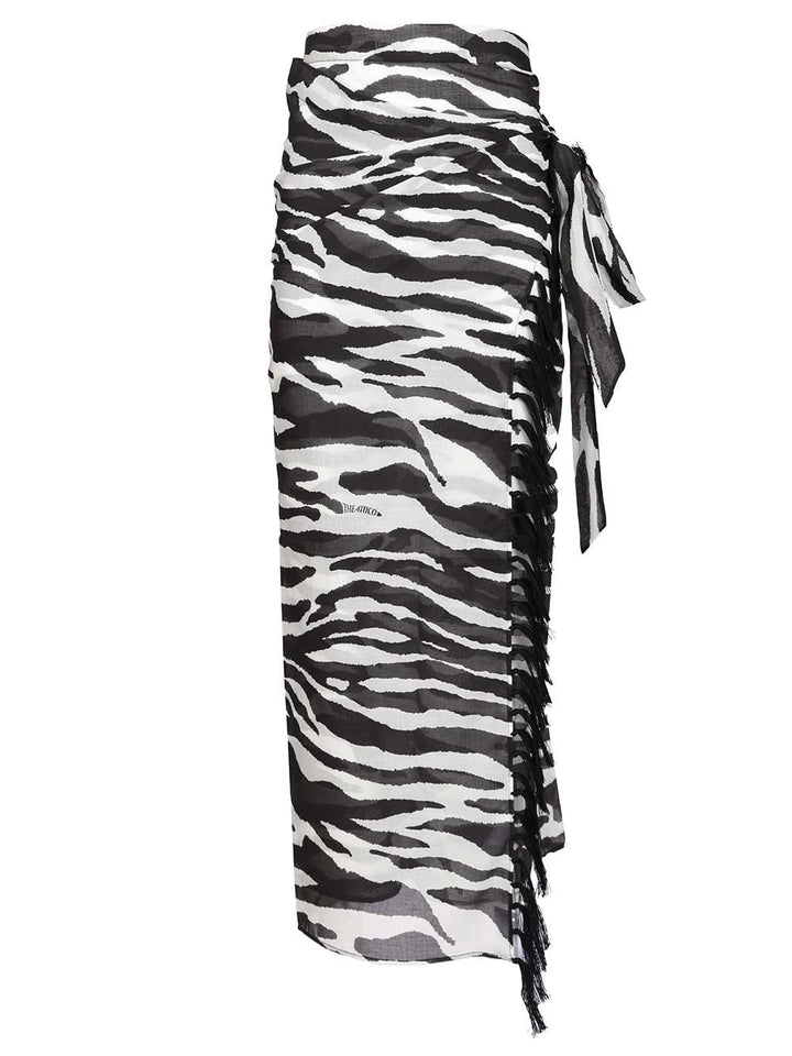 The Attico Animal Print Pareo Skirts - Animalier | de9b0138e2610ac661afd9de4b71a5f643362c15
