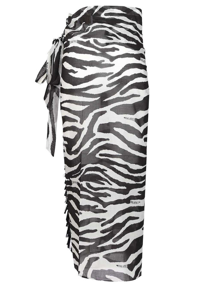 The Attico Animal Print Pareo Skirts - Animalier | 1e35c96a0aba79193267ce68167d71d0921e4a7e