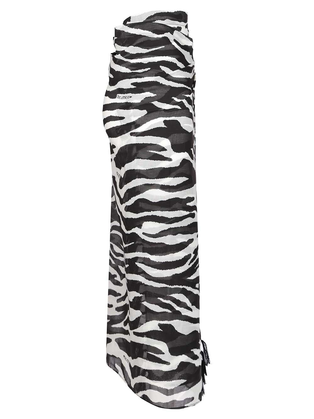 The Attico Animal Print Pareo Skirts - Animalier | 12cbe30eaa5d92d89ede2c526687b7e2b11234e3