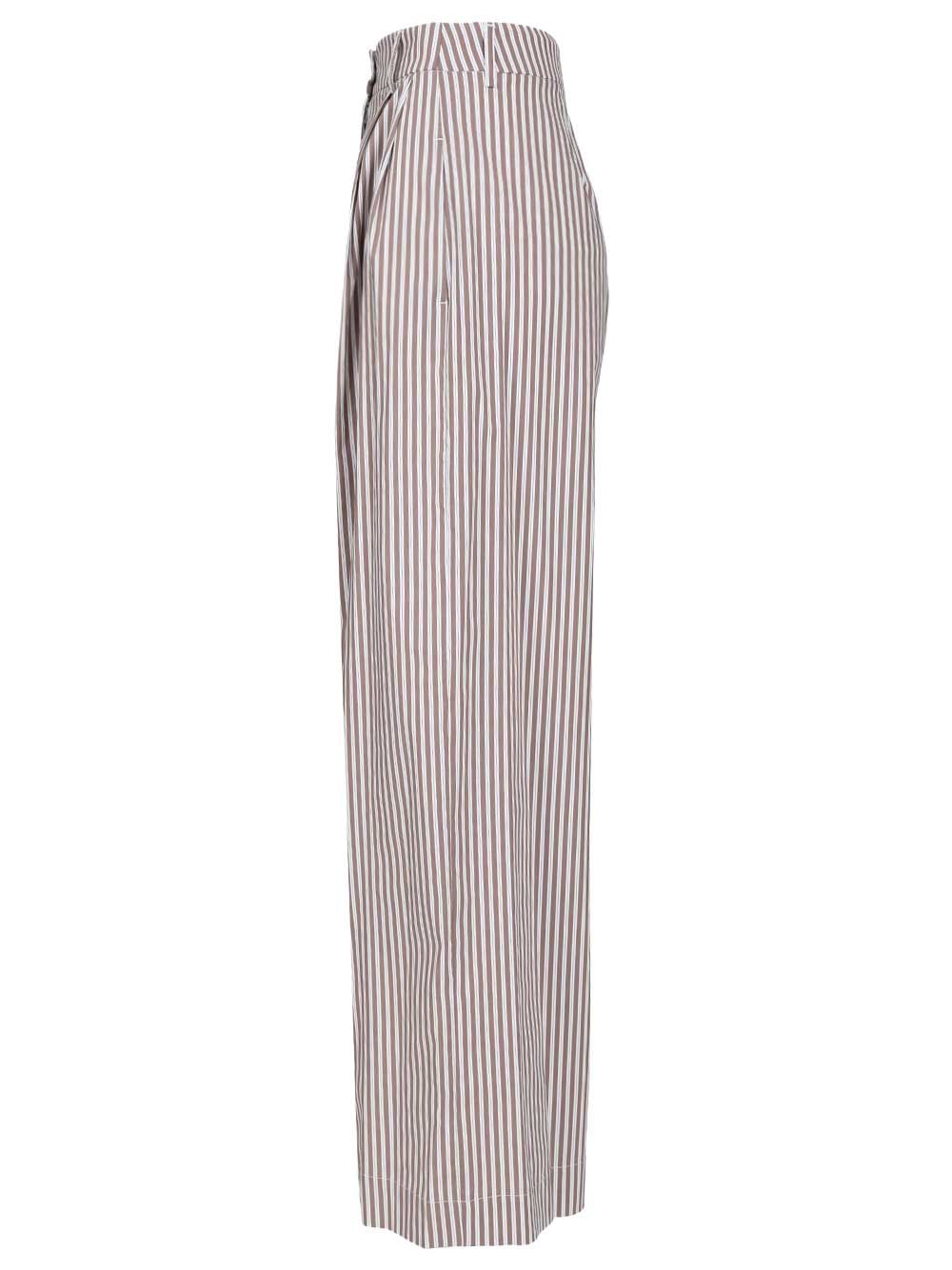 Al Duca D'Aosta Poplin Trousers - Brown | a90a82e698ff731363954ecb1dfe533b4ece9b9b