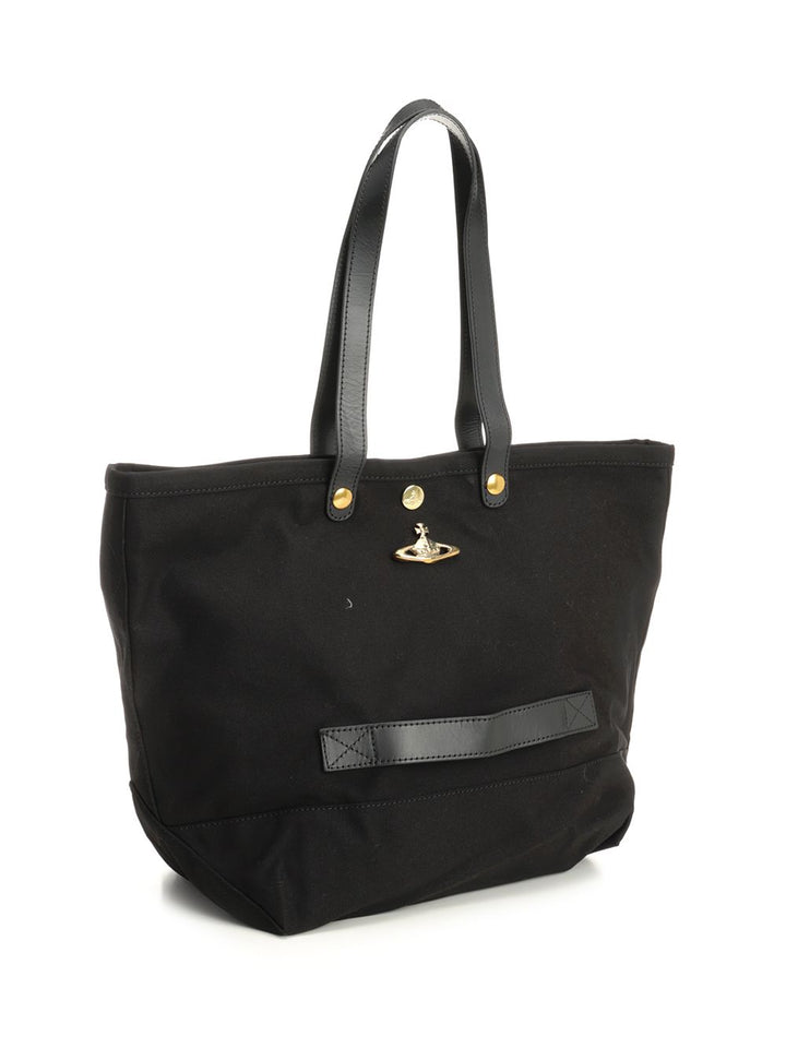 Vivienne Westwood Utility Shopper Bag Handbags - Black | c6bc2c63a4bb9b2e1e97bf404a28a9ce1c7776db