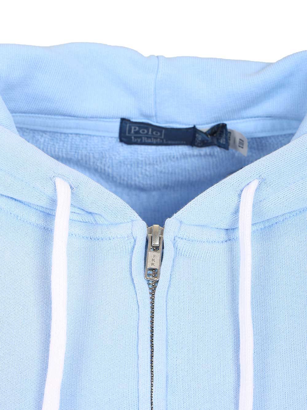 Polo Ralph Lauren Zip-Up Hoodie Sweatshirts - White | 77e22f220ed9184dfe2f42f00367223aca536cfe