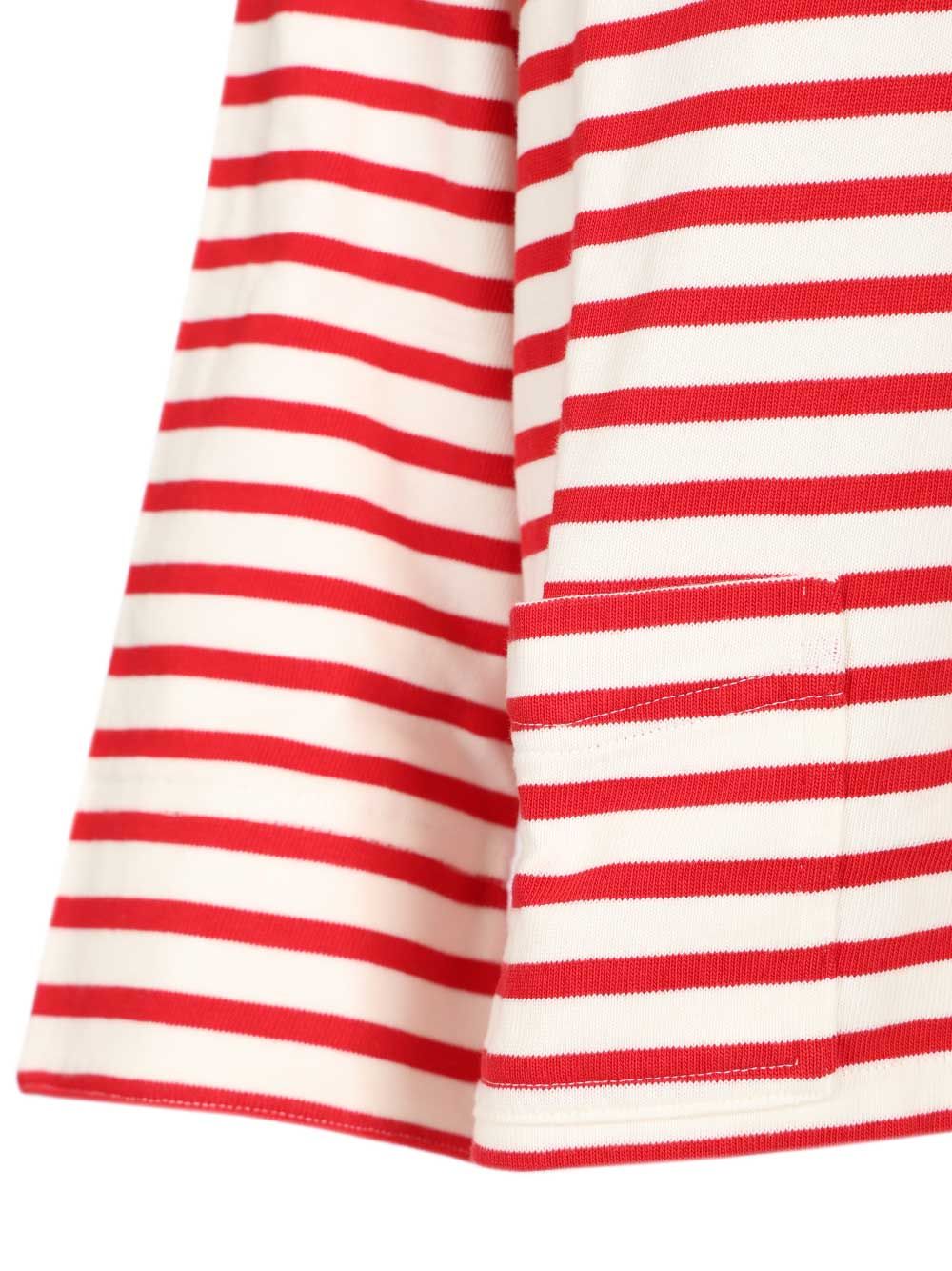 Polo Ralph Lauren Striped T-Shirt With Open Placket Knitwear - Red | 710b460cafead15ce8691435ca54af58860cdf34