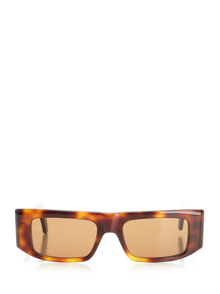 Valentino Garavani Rectangular Acetate Glasses - Brown | 6712868b1e21af19aebf7e6043b45bdb02ba5aeb