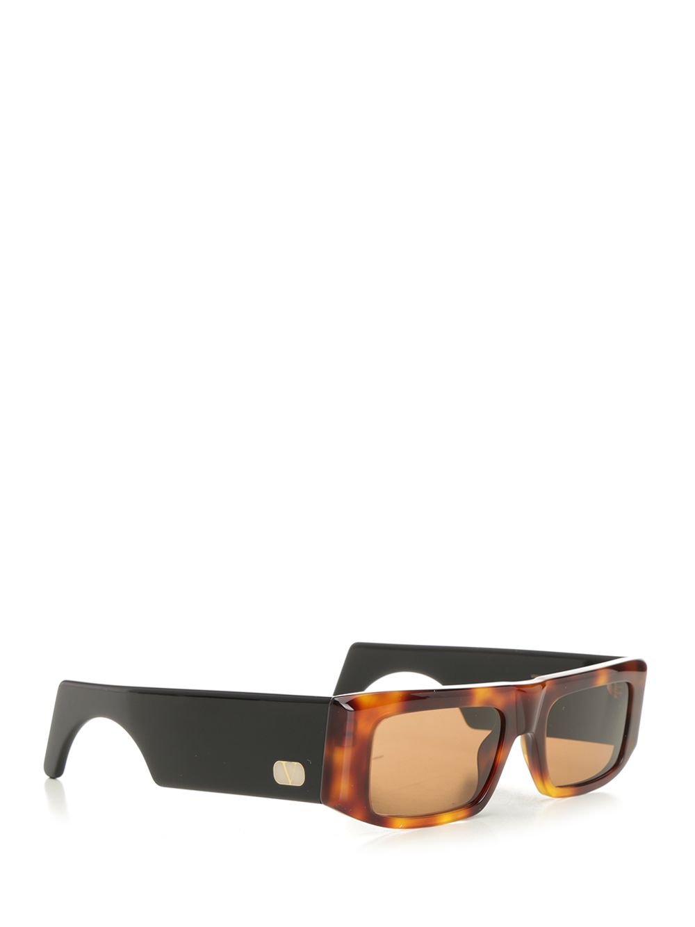 Valentino Garavani Rectangular Acetate Glasses - Brown | 13aa40f3a10188d17f6da62c541e44fbceb5839e