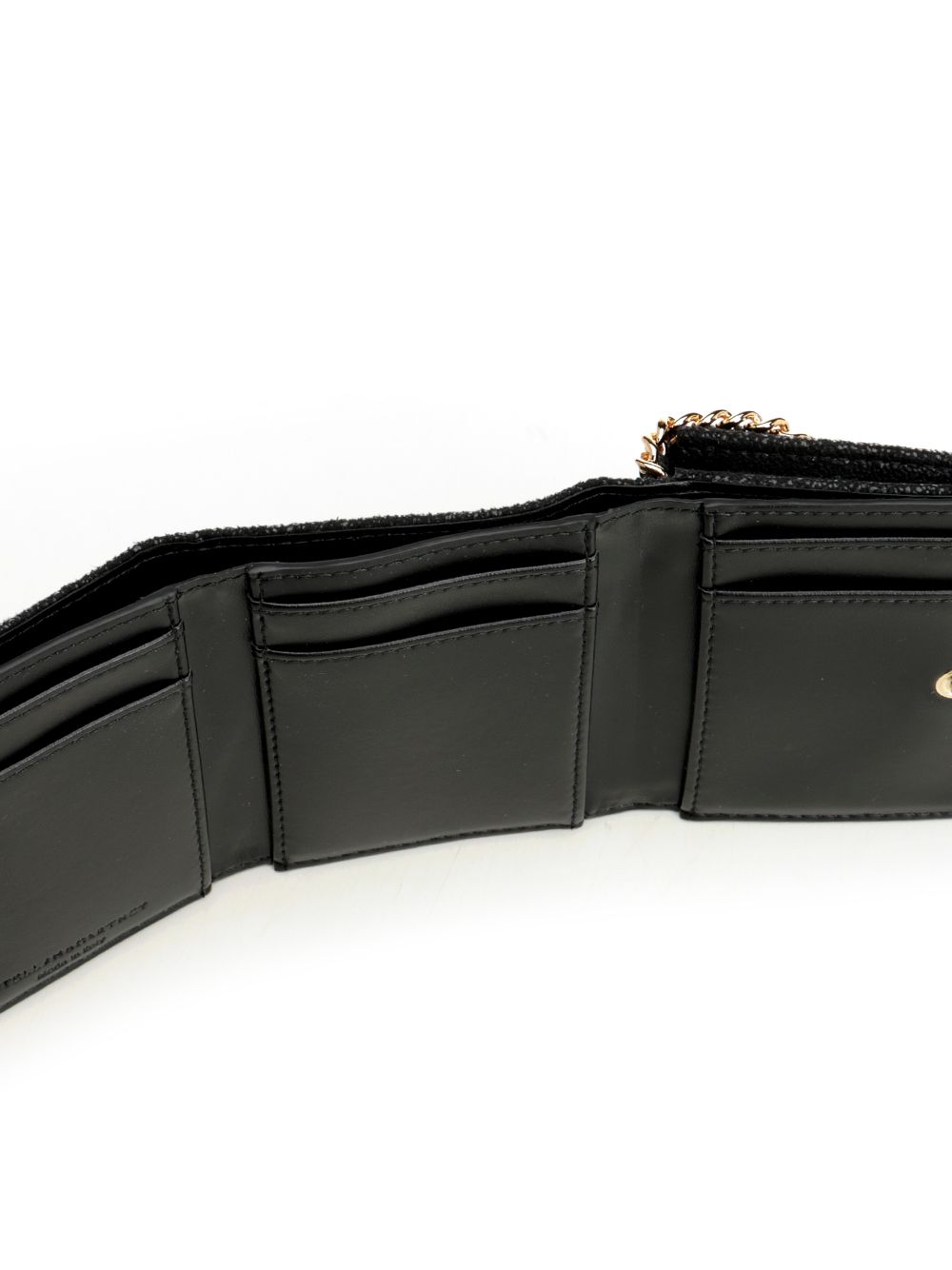 Stella Mccartney Falabella Trifold Wallet Wallets - Black | d103e25b11e6f2f821c49feda7e5209c0c417f8b