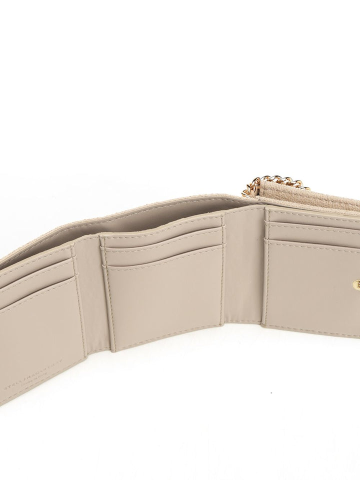 Stella Mccartney Falabella Trifold Wallet Wallets - Beige | c0006e3e858f3a8c591883f5ab191d952b053bb8