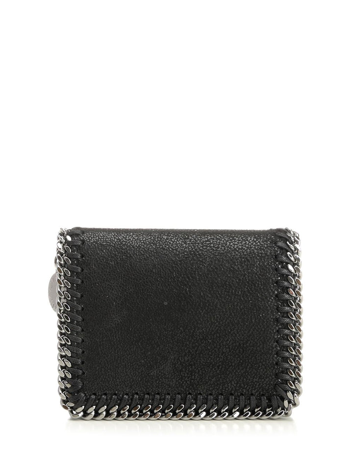 Stella Mccartney Falabella Bi-Fold Wallet Wallets - Black | 8854d692787bdc495ea7a11e963c336706e7788a