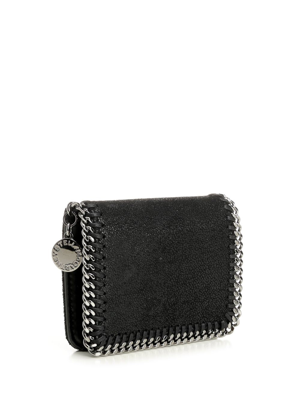 Stella Mccartney Falabella Bi-Fold Wallet Wallets - Black | d2e66320f61274ed1311646336b19bfd63d3d56e
