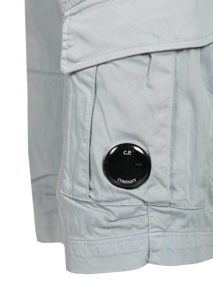 C.P. Company Short Cargo Pants Trousers - Light blue | 0efbe34b26eb6cc6d376a9199b227502ee4ed8f4
