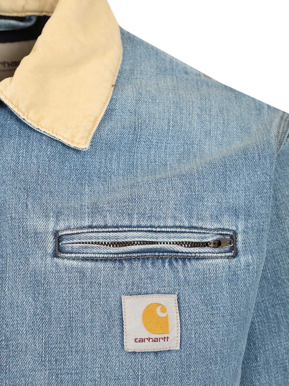 Carhartt Wip Og Detroit Jackets - Blue | 3c20cae06c03d30083084cb39a1dc43d1b8d1828