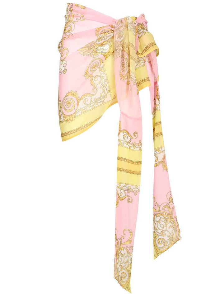 Versace Printed Scarf Skirt Skirts - Rose | 49160a588bc429456fcc8b5754bde1177e922771