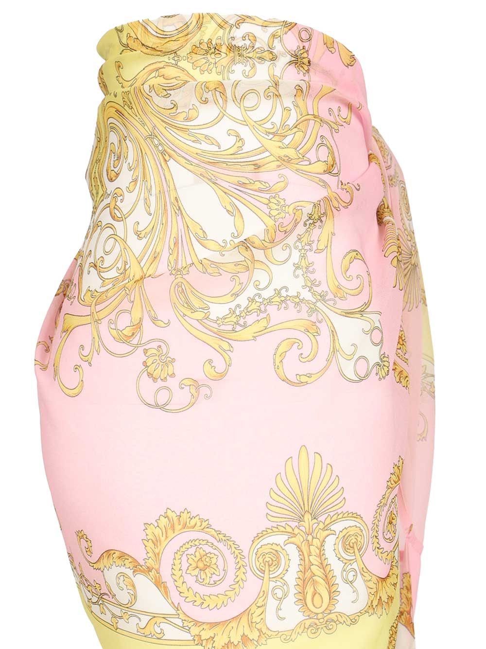 Versace Printed Scarf Skirt Skirts - Rose | d632c5990135d9779df409b6ea0dd07072d72f6e