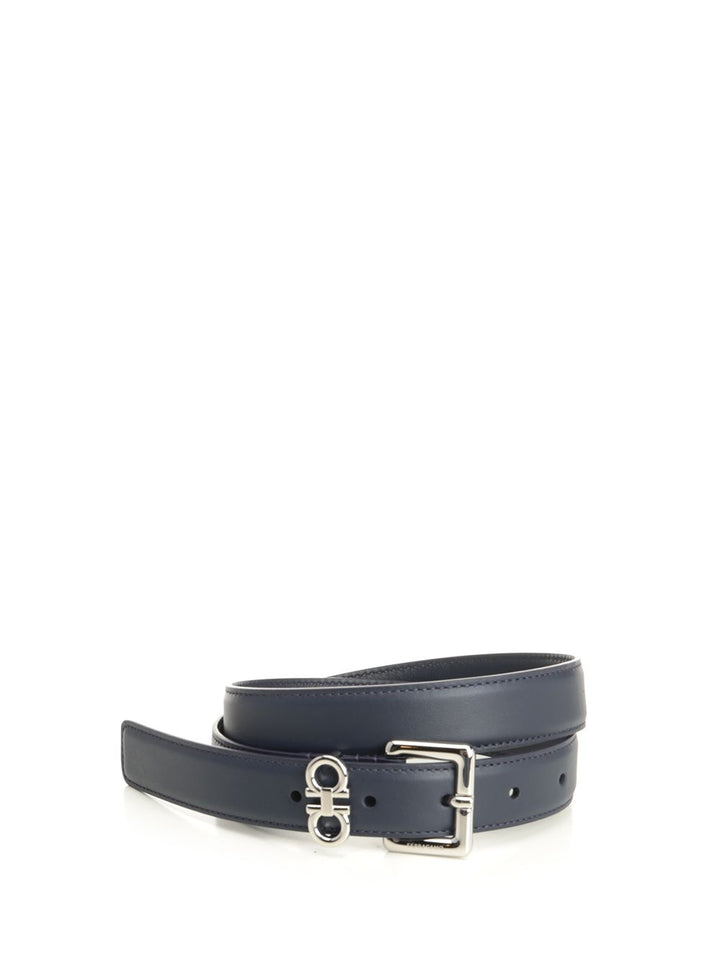 Ferragamo Classic Leather Belt Belts - Blue | 11fe00a5c0db45f99483006b1581892d864cd8fb