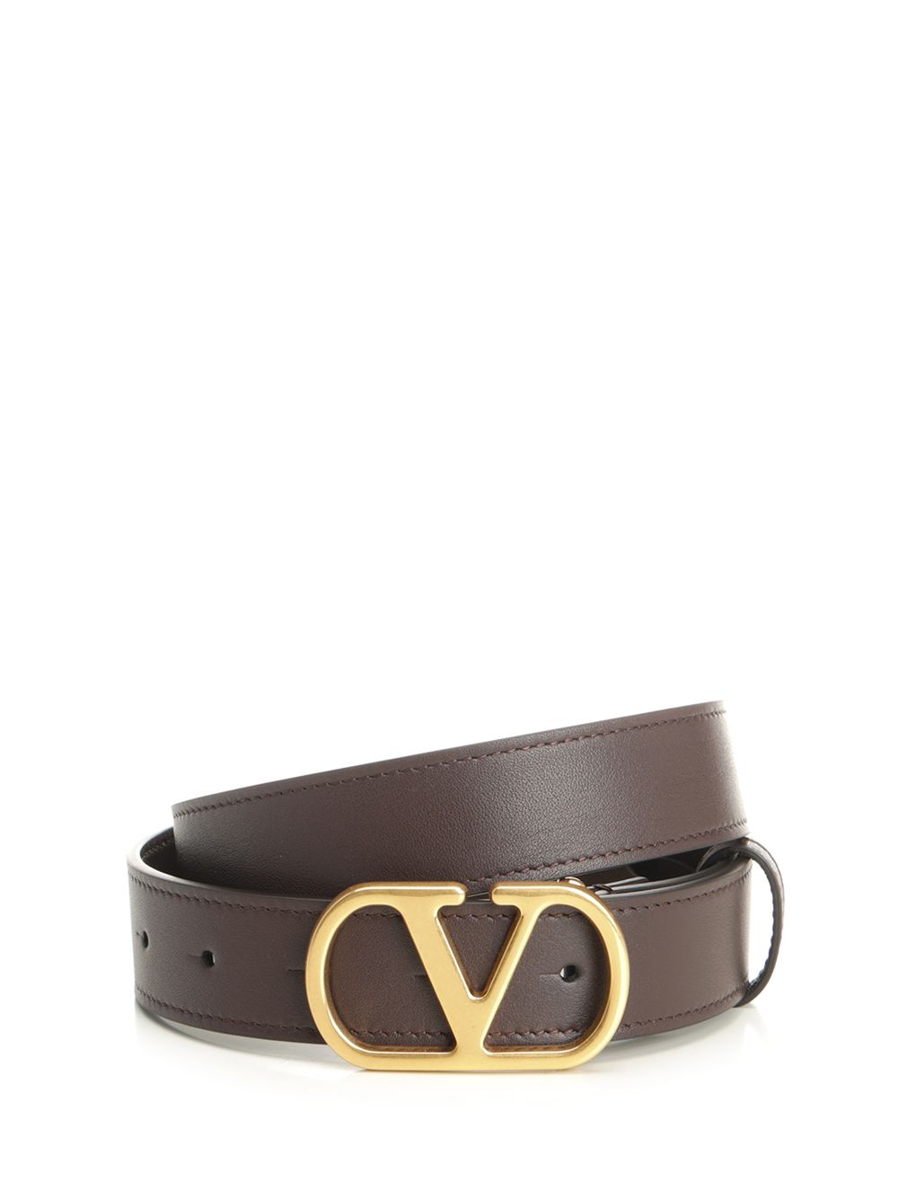 Valentino Garavani Vlogo Signature Belts - Brown | 55f9a1b056aebdeebbb2a0b3ce77d7fa197c2540