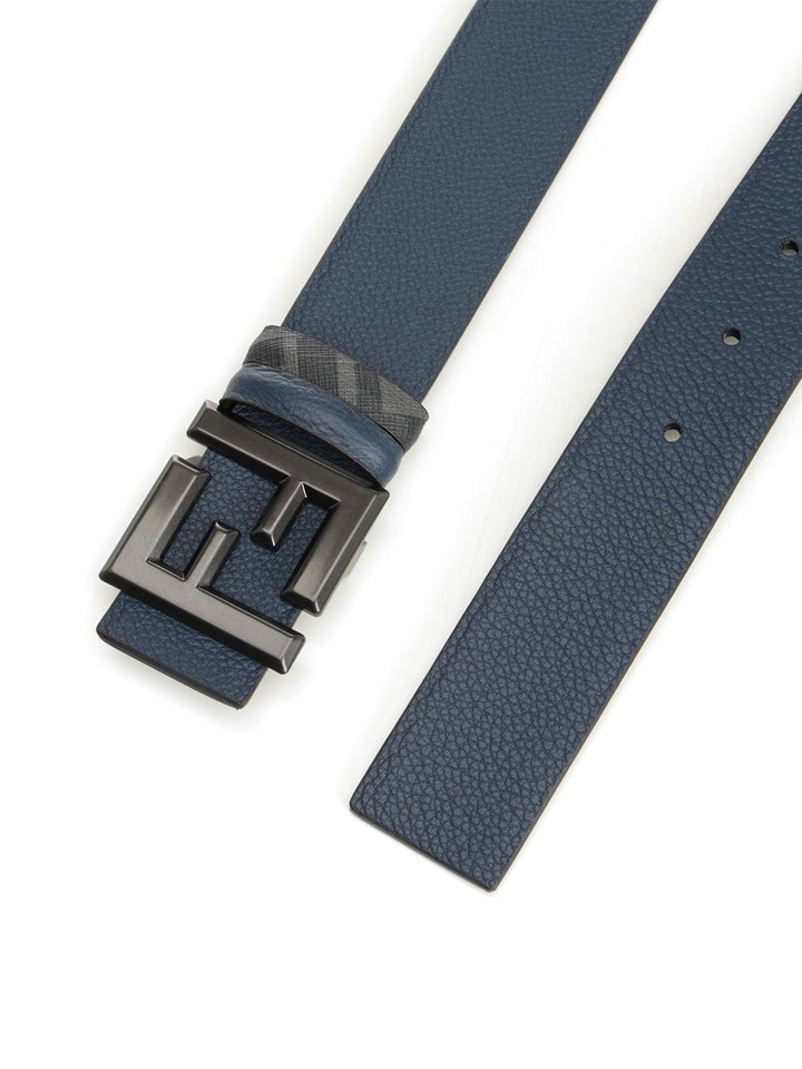 Fendi Squared Ff Reversible Belt Belts - Blue | 7274934e8632a1f1921af15d3eb8b495d3708df6