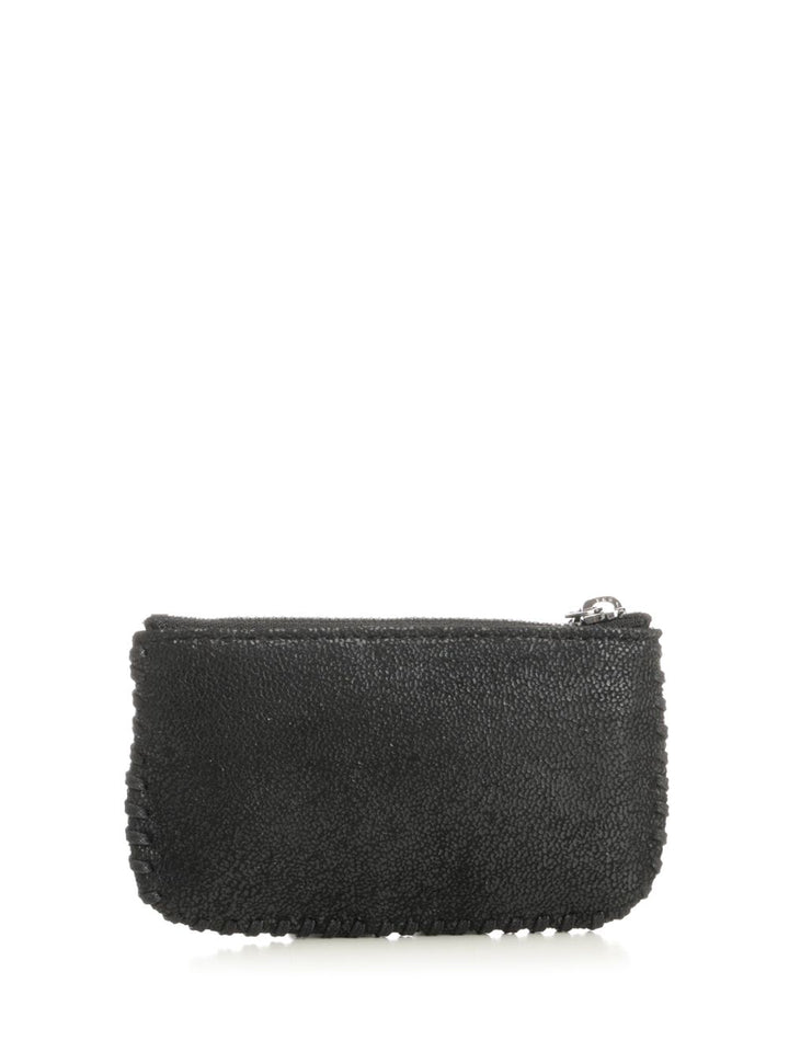 Stella Mccartney Falabella Zip Around Card Holder Keychain Small leather goods - Black | e7a0f07f147b5d4b4b5c062092af6fc3d6f450b7