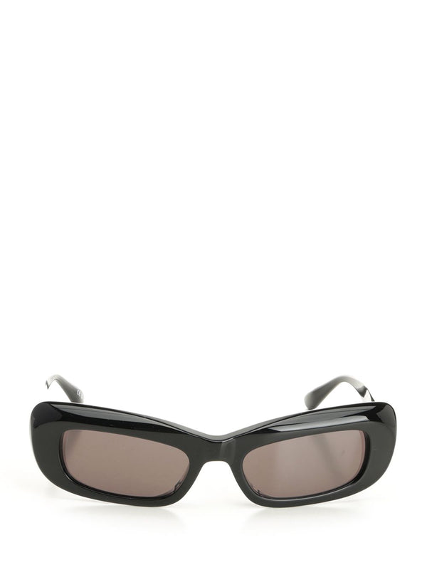 Diva Rectangular Sun Glasses Black