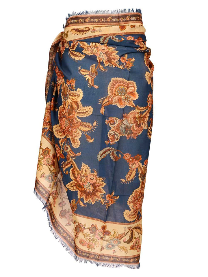Zimmermann Printed Cotton Pareo Skirts - Multicolor | d0e1d940fe8222b41f21874433d943fea3cd4dd2