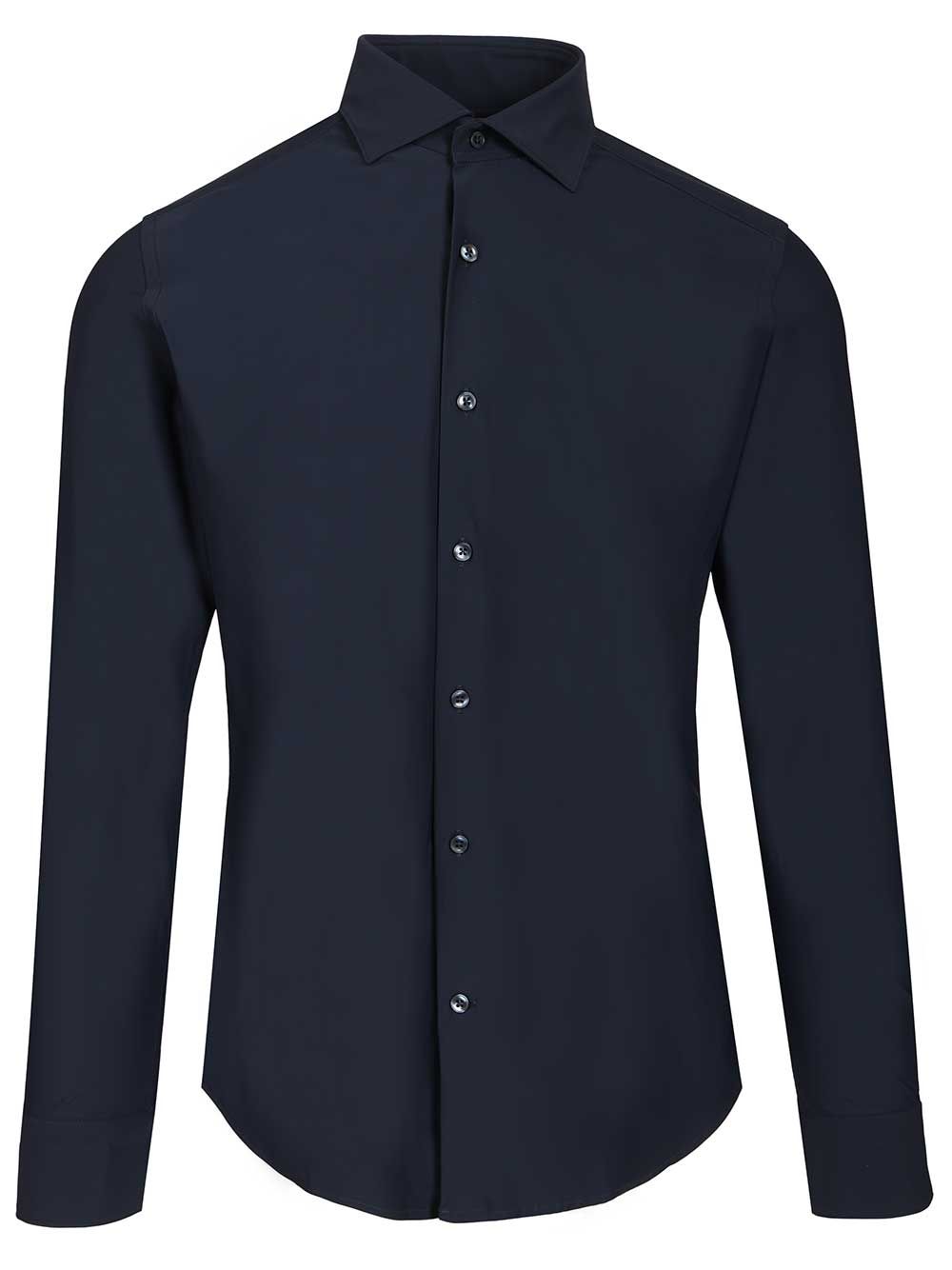 Al Duca D'Aosta Non-Iron Fabric Shirt Shirts - Blue | 1f9800b548605cf6bd2de69ad5d9242252c67b05