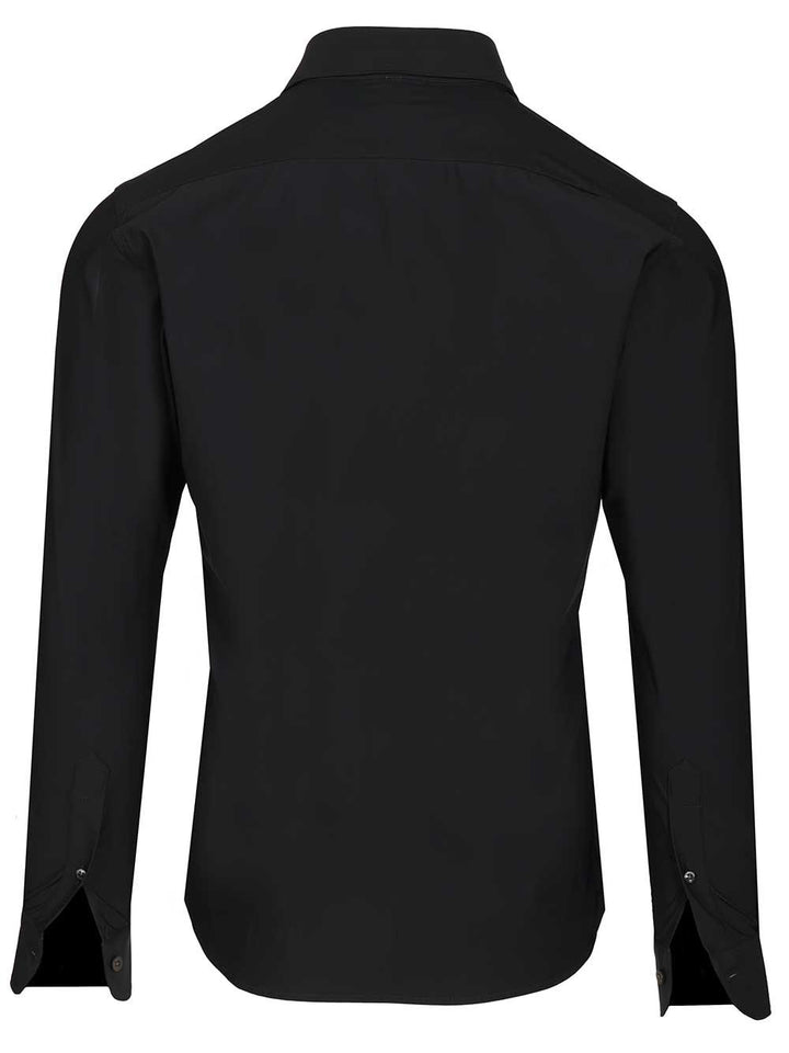 Al Duca D'Aosta Non-Iron Fabric Shirt Shirts - Black | 25755261b12f0693b2360be8135558e7ce0025d4
