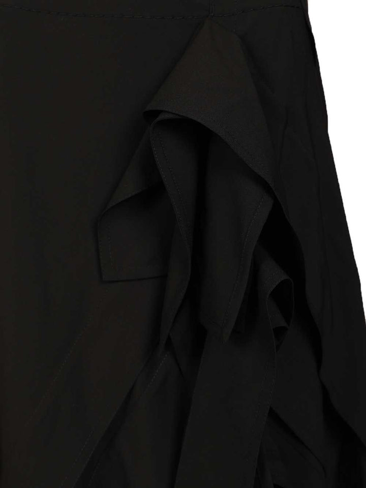 Bottega Veneta Lightweight Wool Midi Skirt Skirts - Black | d057e450f6bdae72cfc61f090d99b9848559c339