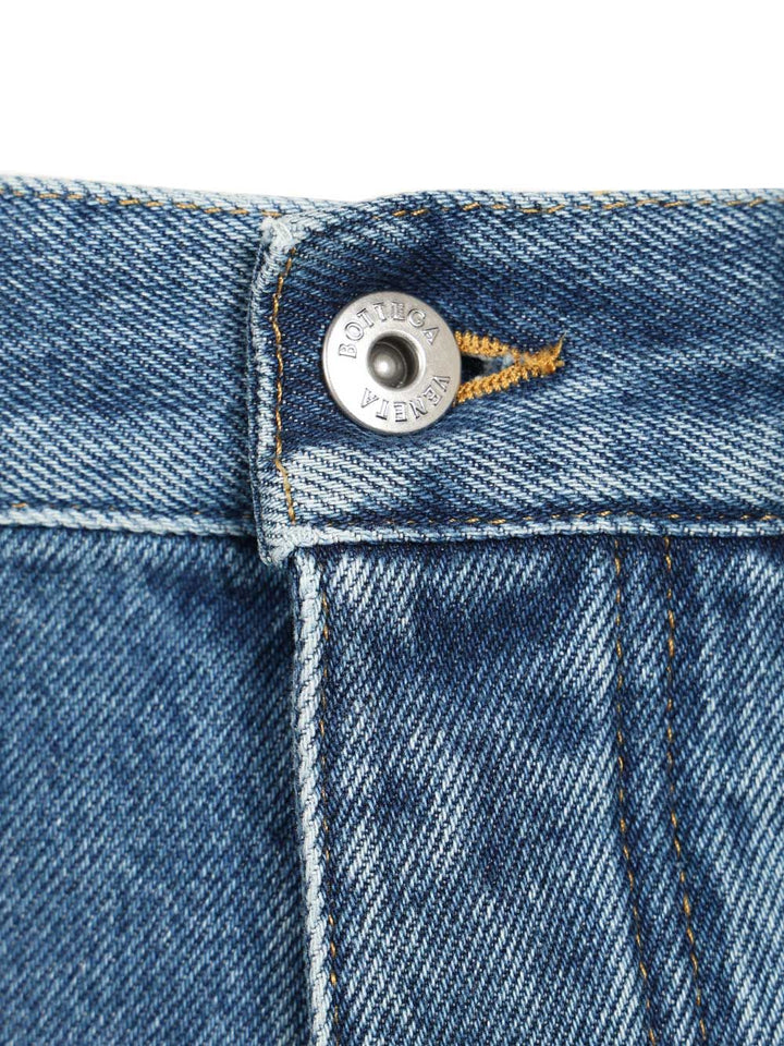 Bottega Veneta Medium Indigo Flared Jeans - Blue | ded8a8b3a59926595cb24cf94475b75244ac6ac6