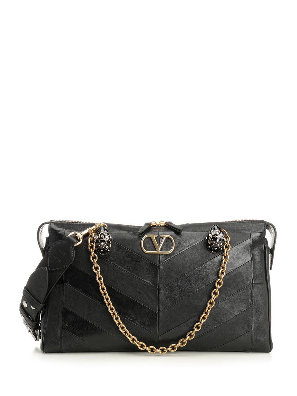 Valentino Garavani Panthea Crossbody Bags - Black | e15870bb6898075db4989884dac55a71e1bac4c2