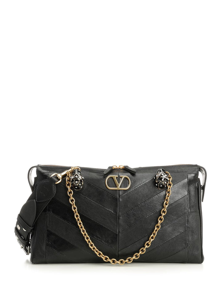 Valentino Garavani Panthea Crossbody Bags - Black | e15870bb6898075db4989884dac55a71e1bac4c2