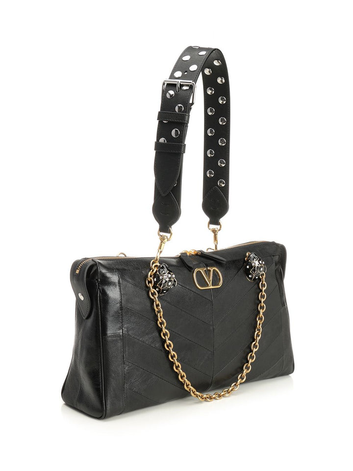 Valentino Garavani Panthea Crossbody Bags - Black | efba356503800b78c51b637267f7f39368949527