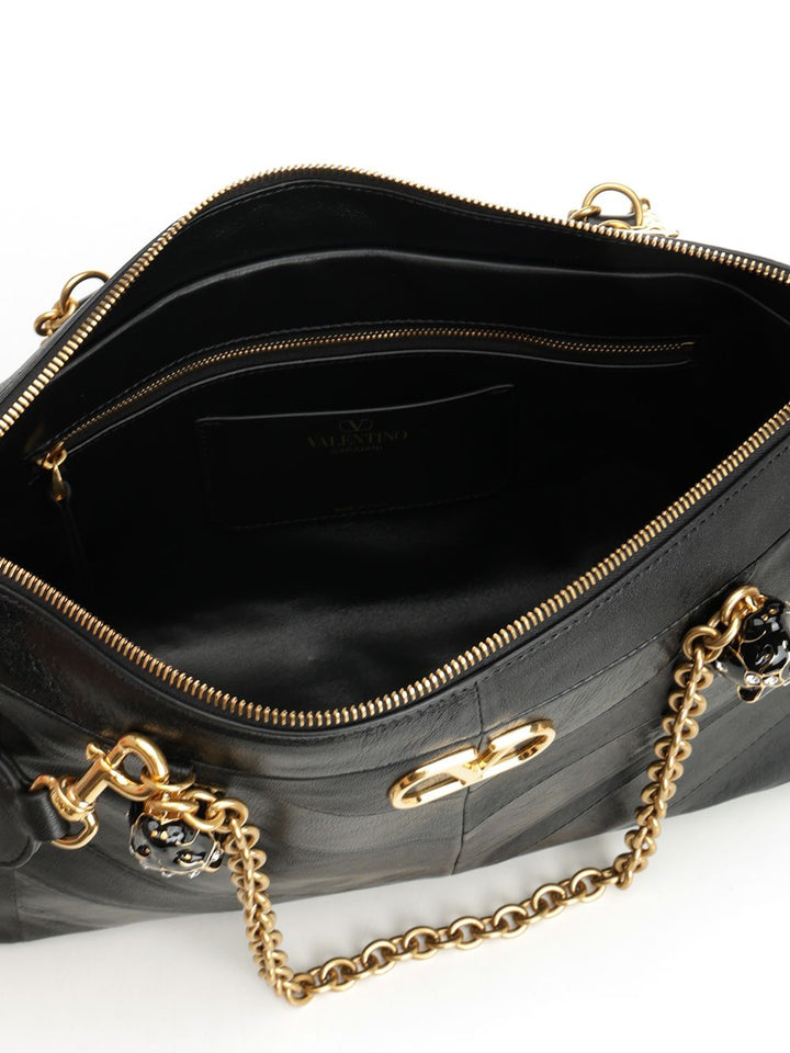 Valentino Garavani Panthea Crossbody Bags - Black | cafb27d294b3110f3731e19ed3d19320d9092e88