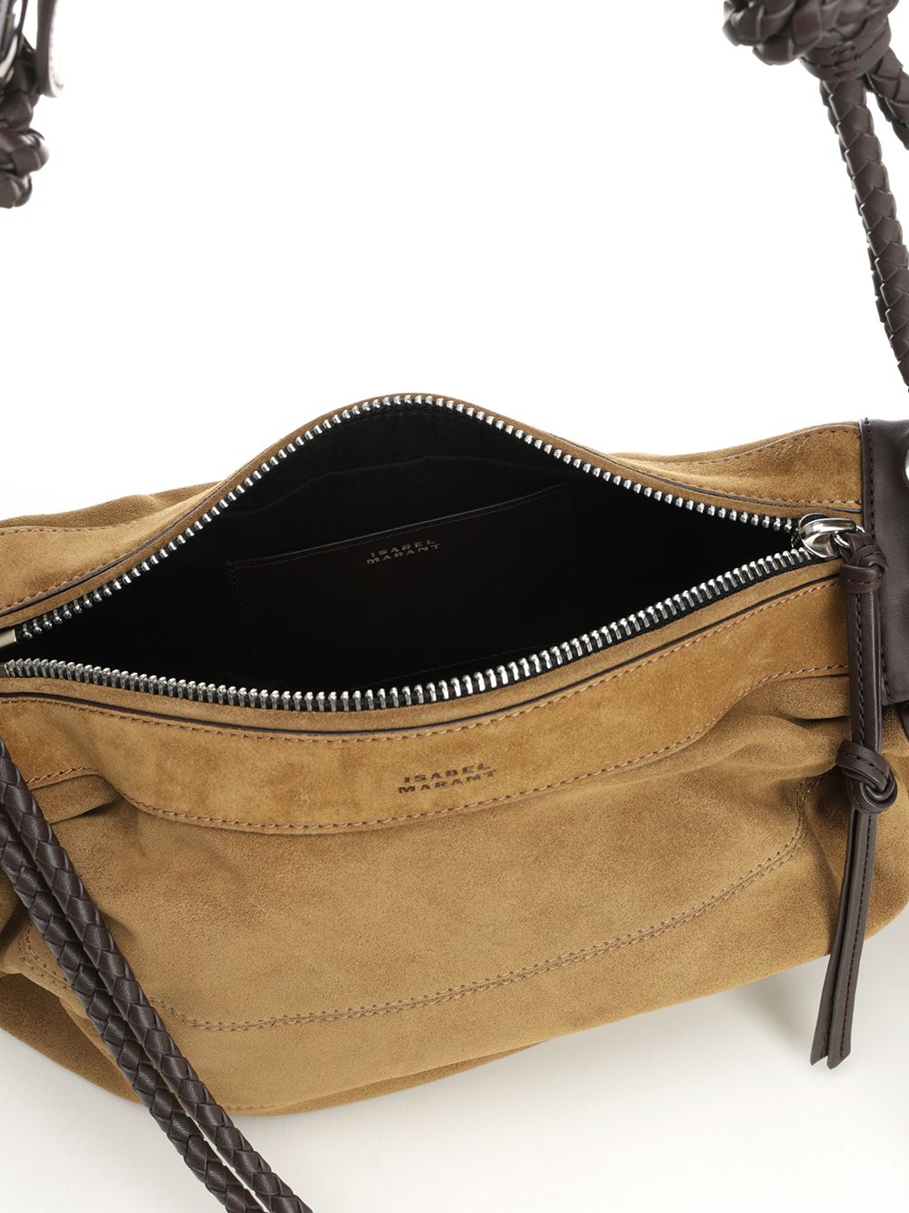 Isabel Marant Maia Medium Suede Shoulder Bag Shoulder Bags - Grey | 31dd0158ab6bae126892ff0d2ff09fc394d1241c