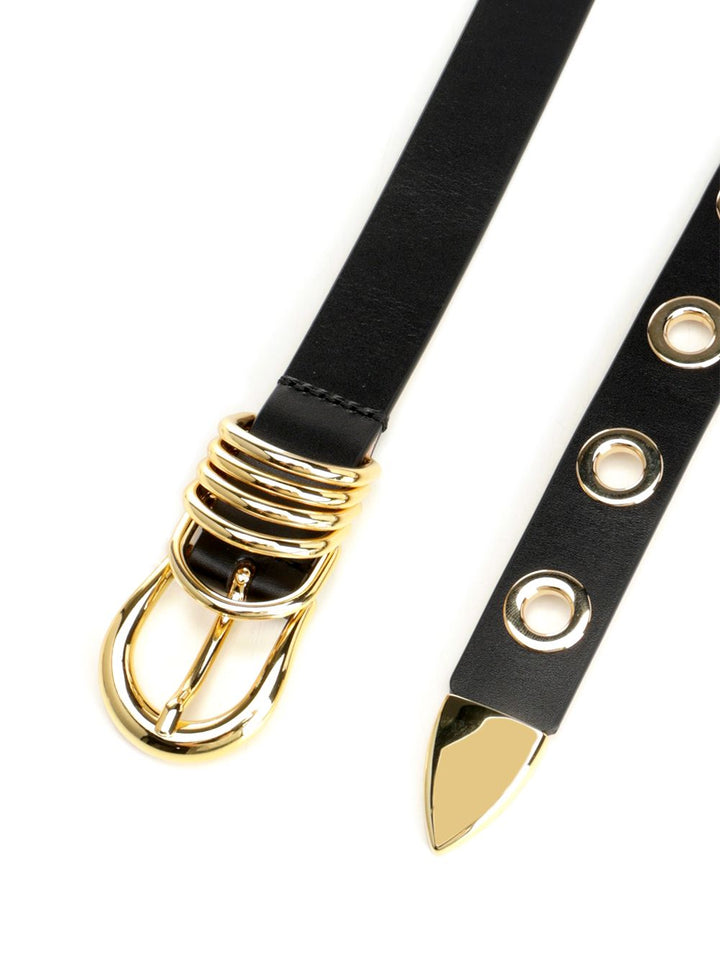 Dehanche Rivet Belts - Black | 7f6aeac9b289b94076649a0bac4478da59f02607