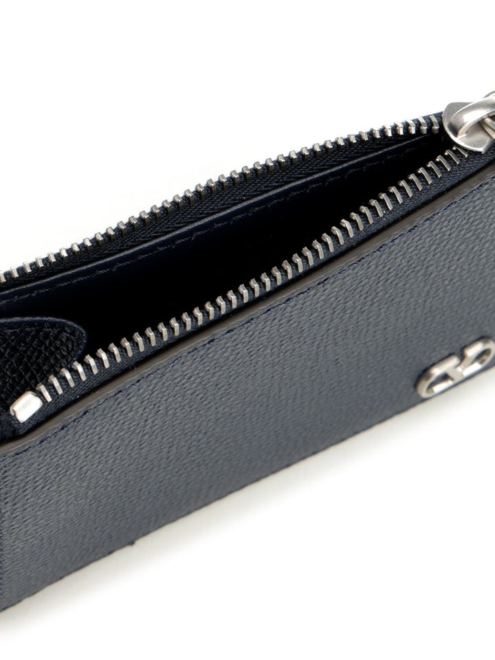 Valentino Garavani Vlogo Signature Wallet Small leather goods - Blue | 01b7cff8e079fe91e3c52af43704633e7734b27a