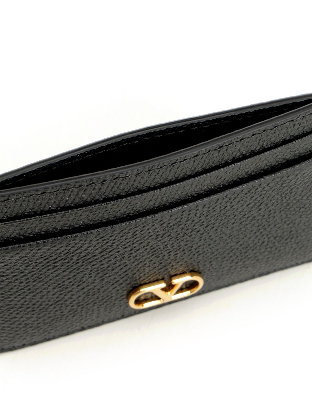 Valentino Garavani Vlogo Signature Card Holder Small leather goods - Black | 30e734f604b6c16cc74f39d3c345d2cca96112d8