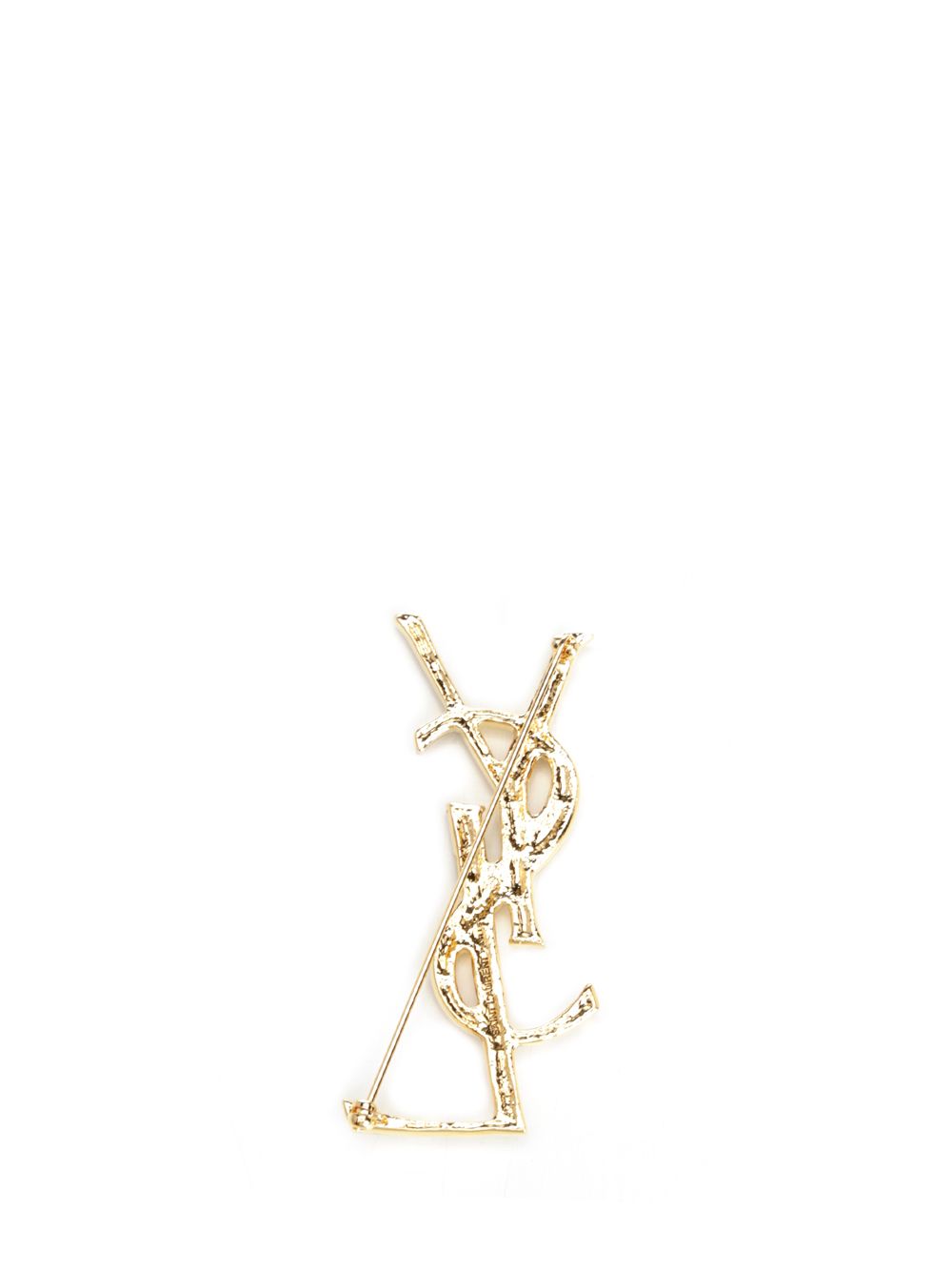 Saint Laurent Cassandre Crocodile Brooch Jewelry - Silver | c30fd38d135d1c0231b8681b195b8577468a8590