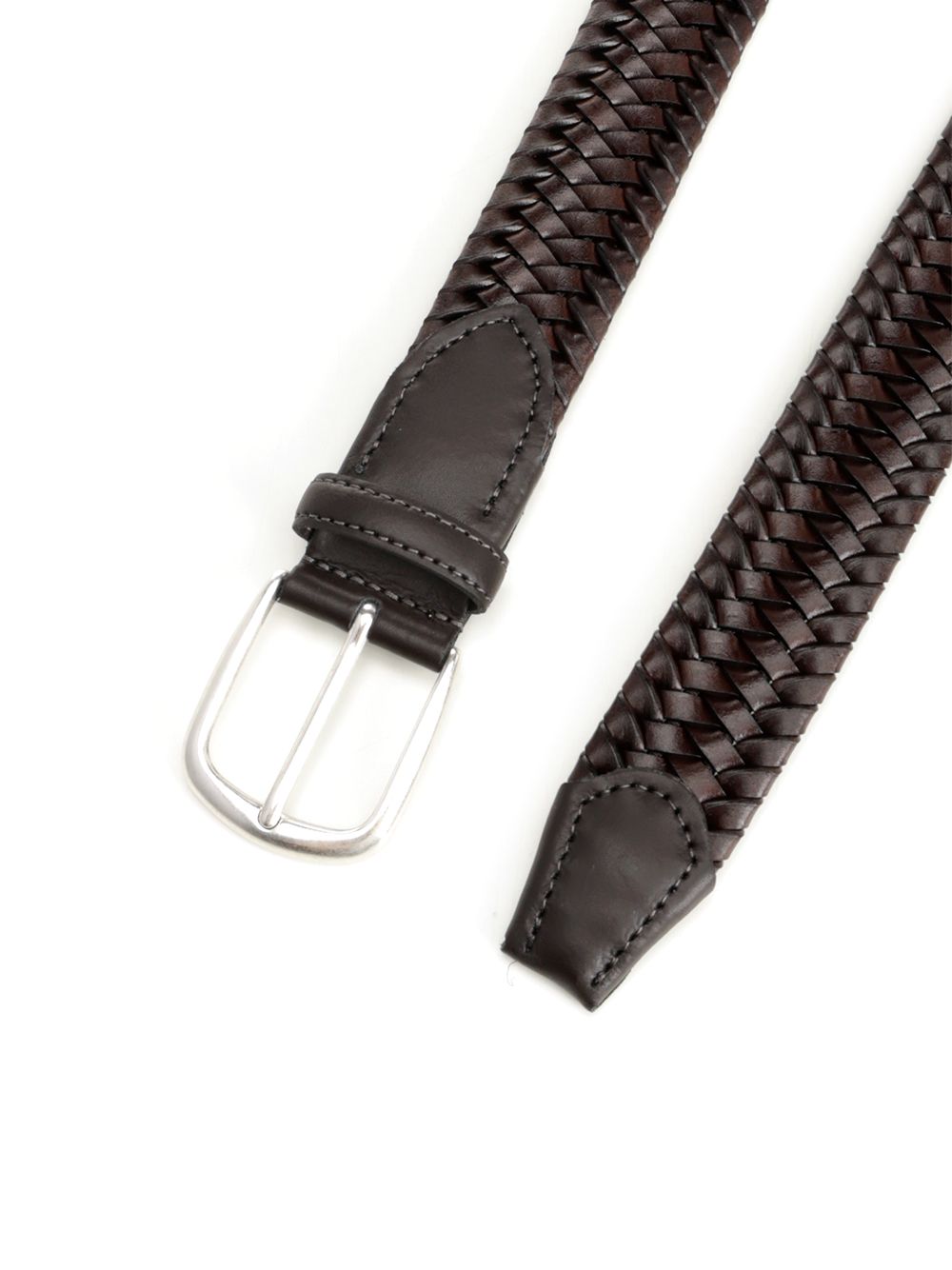 Al Duca D'Aosta Braided Belt Belts - Brown | f3aeea8bc561a1141d53a082b722d11194c5c000